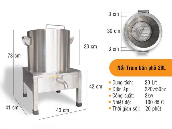 Nồi Nấu Phở 1 Nồi